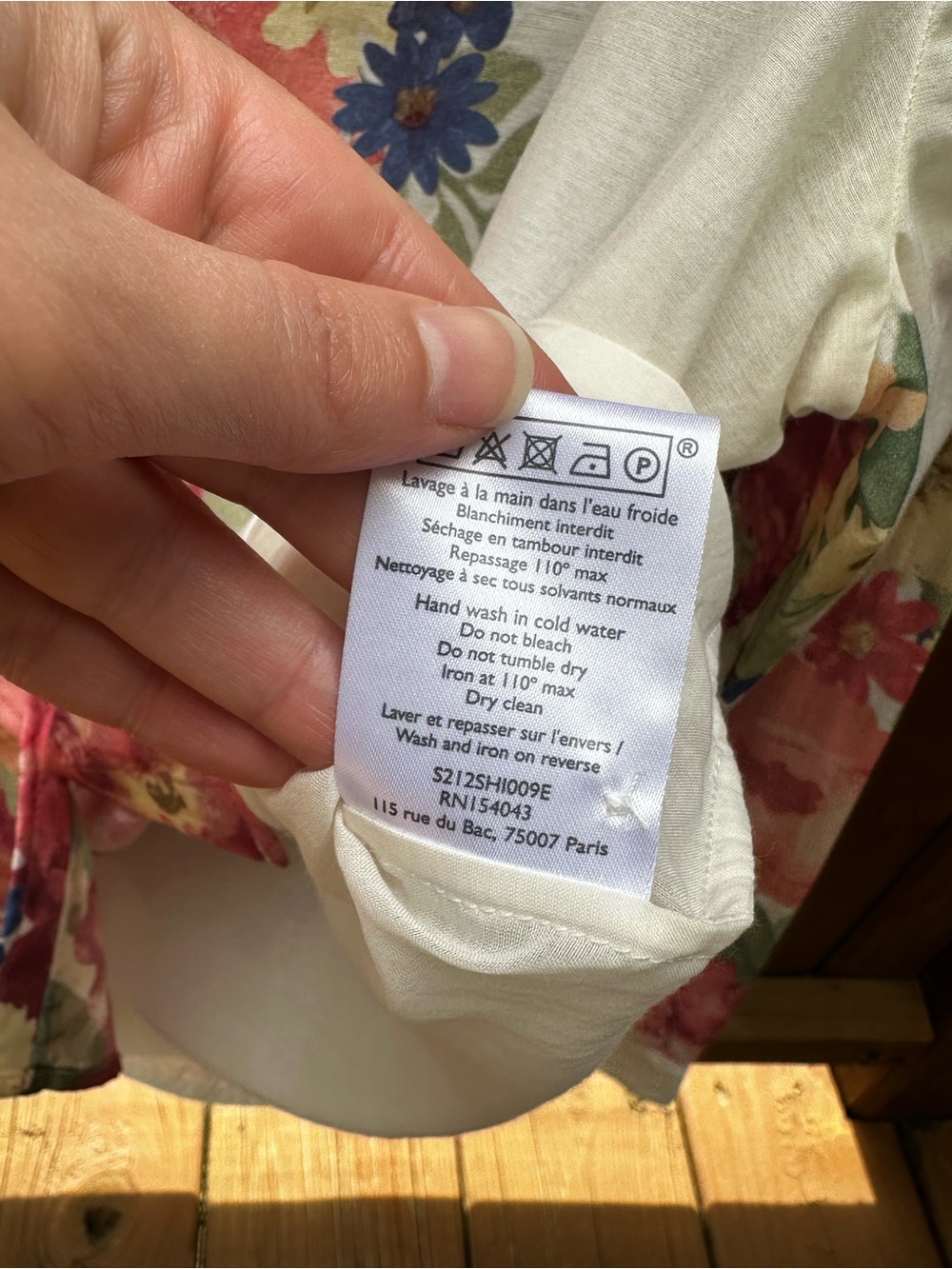 Sezane Pierro Shirt - Creation Floral - Picture 8 of 8